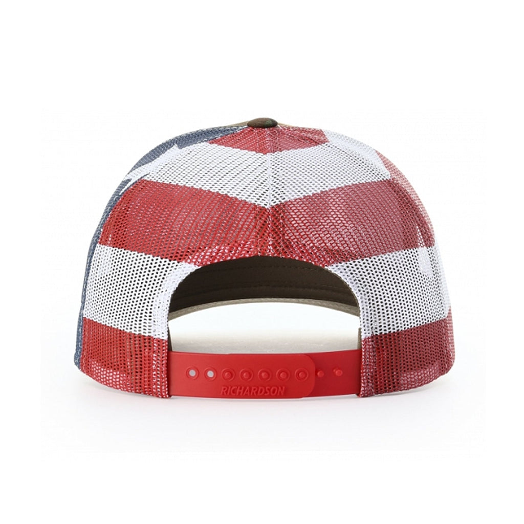 Richardson 112PM Printed Mesh Back Trucker Cap Snapback Hat - Blank - Signature Edition