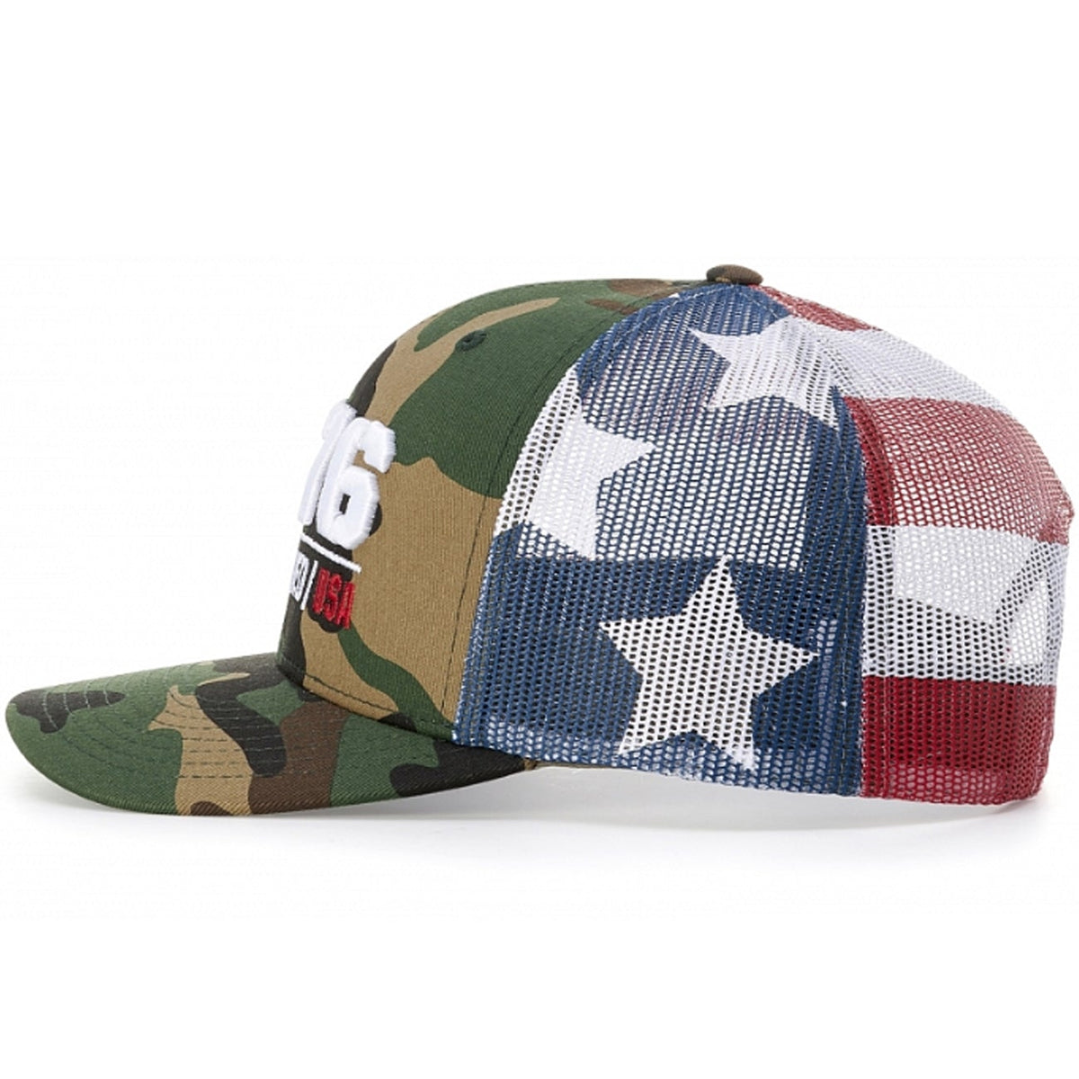 Richardson 112PM Printed Mesh Back Trucker Cap Snapback Hat - Blank - Signature Edition