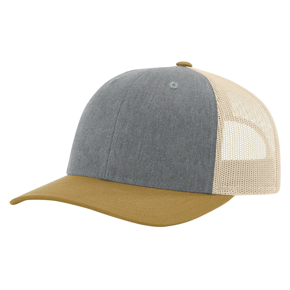Richardson 115 Low Pro Trucker Cap, Snapback Hat - Blank - Signature Edition