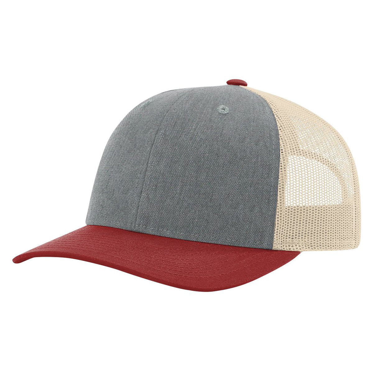Richardson 115 Low Pro Trucker Cap, Snapback Hat - Blank - Signature Edition
