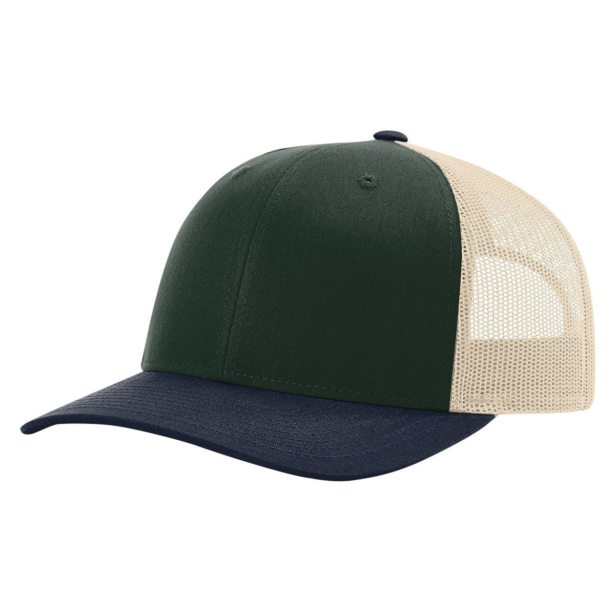 Richardson 115 Low Pro Trucker Cap, Snapback Hat - Blank - Signature Edition
