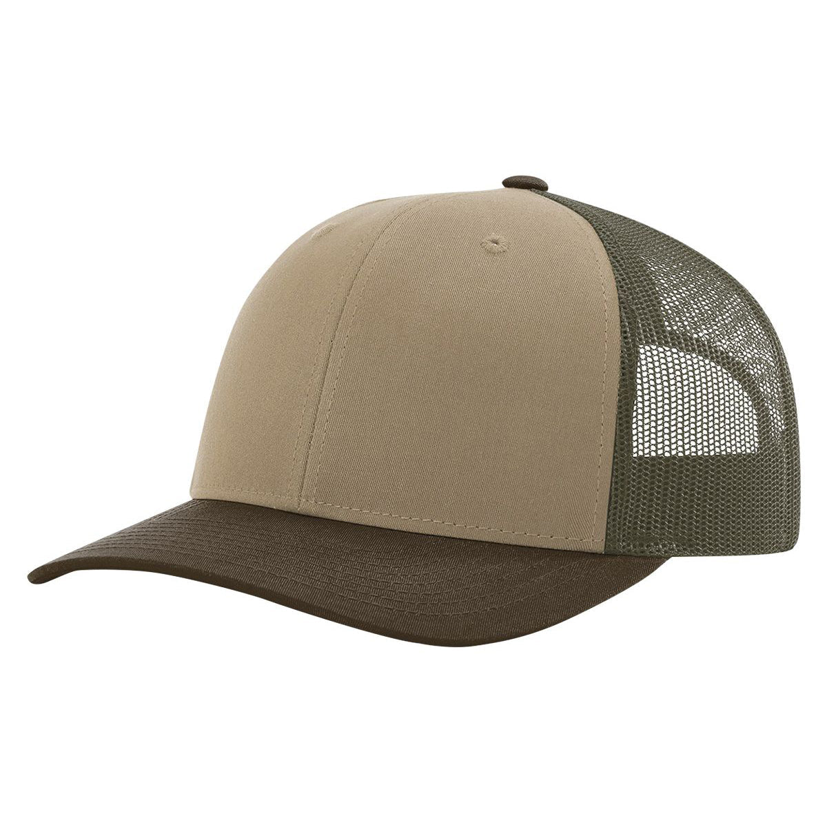 Richardson 115 Low Pro Trucker Cap, Snapback Hat - Blank - Signature Edition
