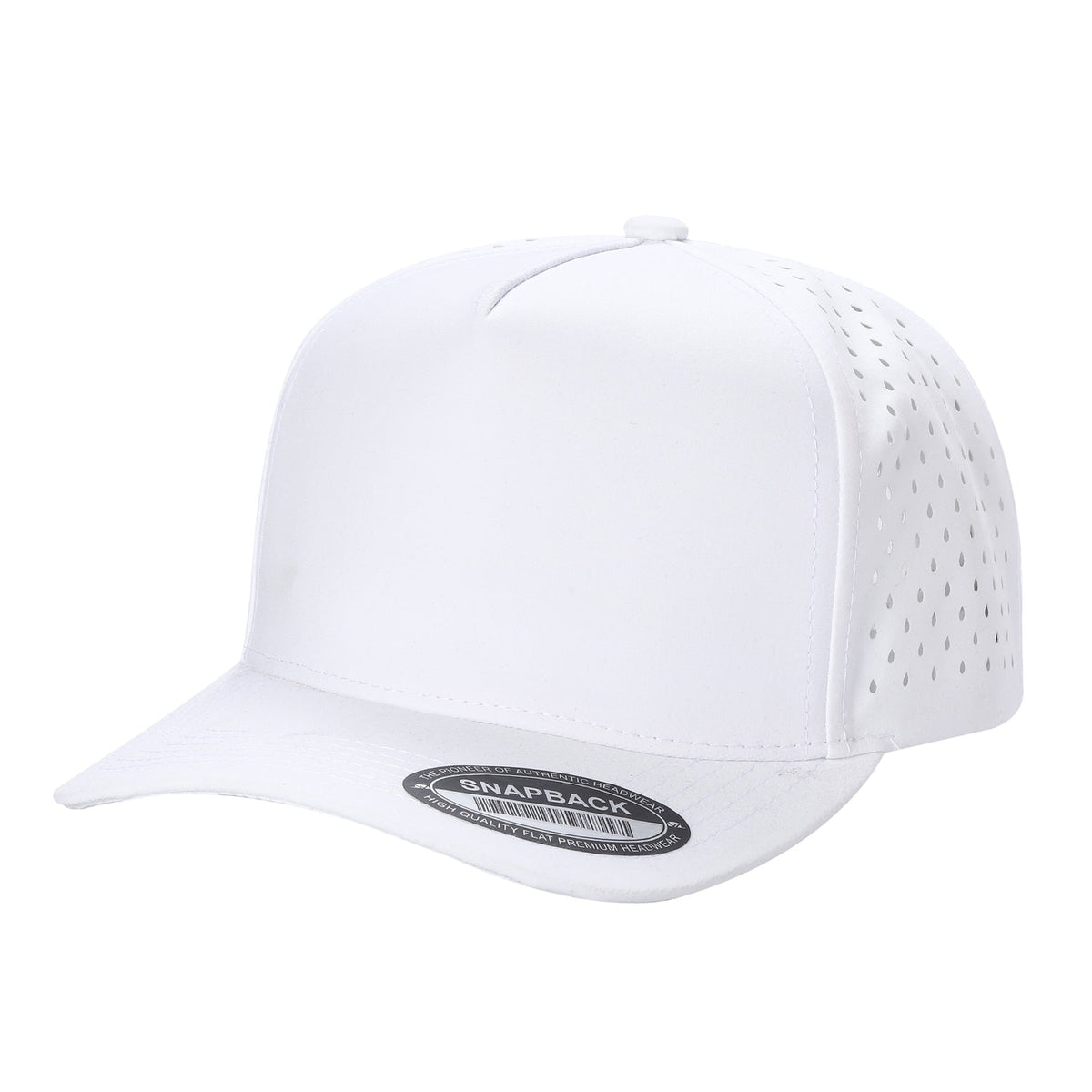 Unbranded 5 Panel Perforated Laser Mesh Hat Waterproof Cap - Signature Edition