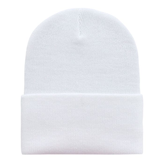 Decky 186 Acrylic Long Beanie Knit Cap - Blank - Signature Edition
