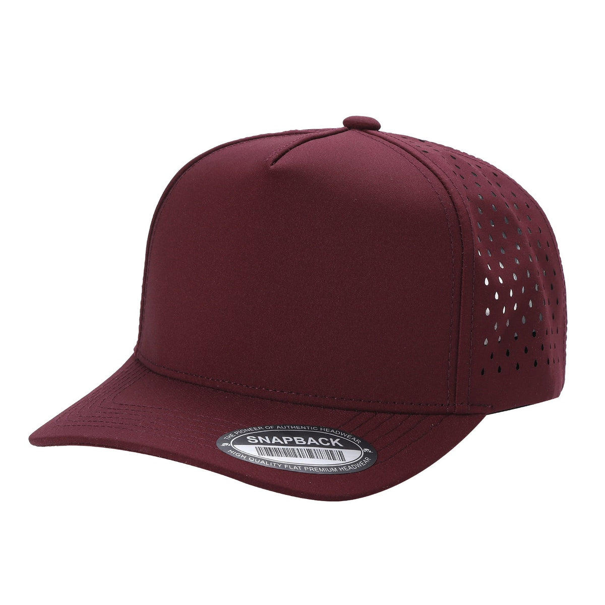 Unbranded 5 Panel Perforated Laser Mesh Hat Waterproof Cap - Signature Edition
