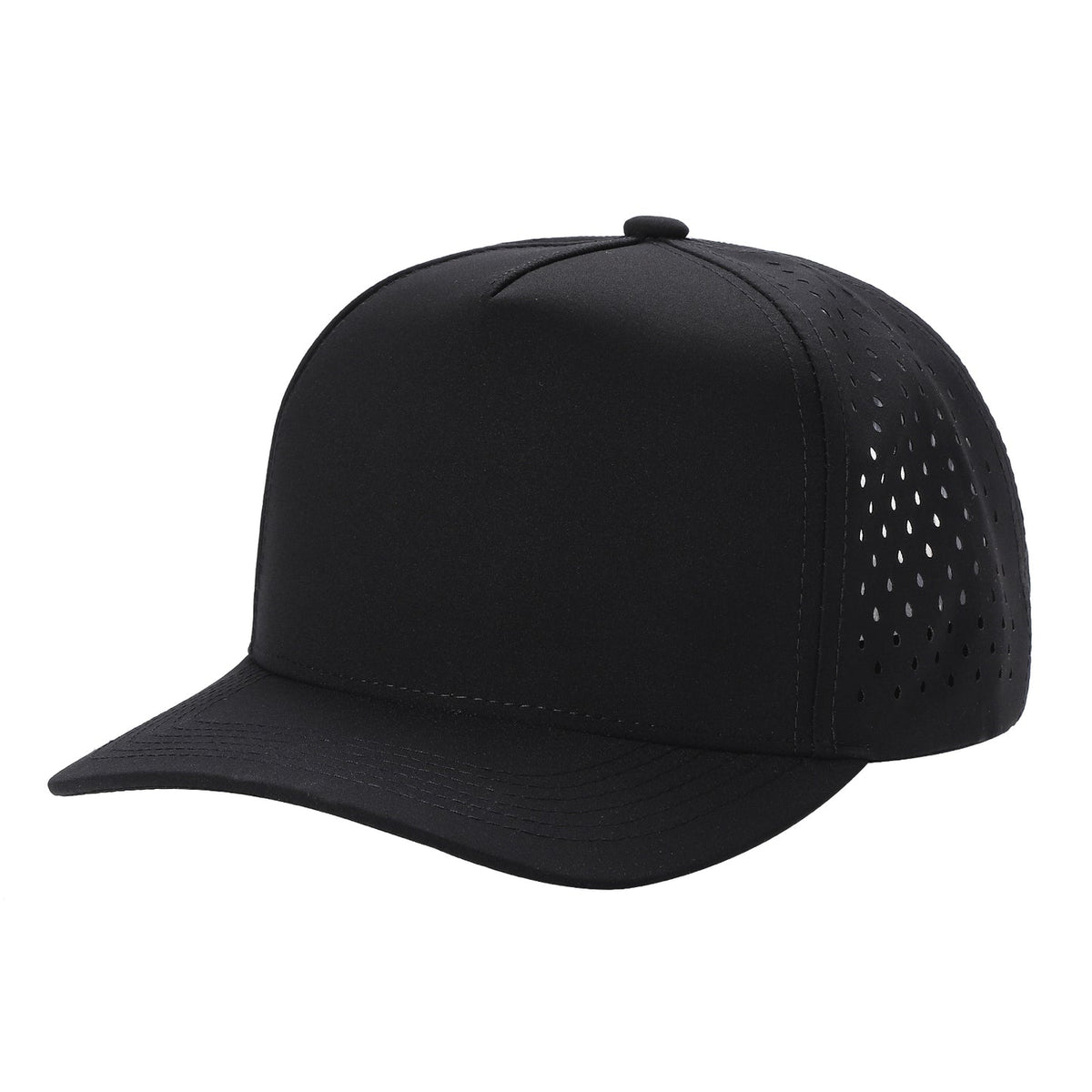 Unbranded 5 Panel Perforated Laser Mesh Hat Waterproof Cap - Signature Edition