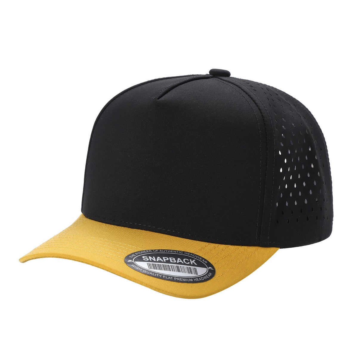 Unbranded 5 Panel Perforated Laser Mesh Hat Waterproof Cap - Signature Edition