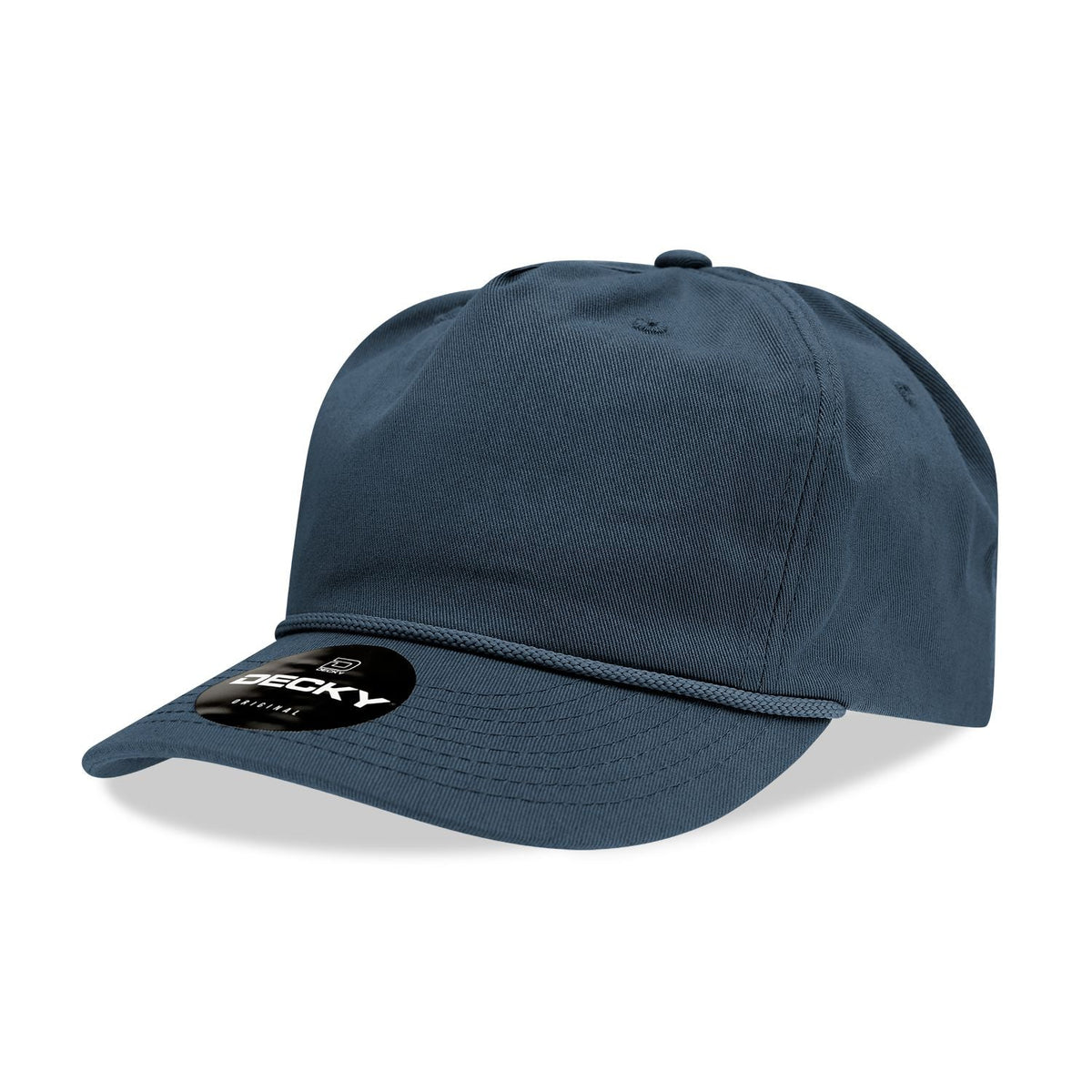 Decky 252 Classic 5-Panel Golf Cap with Rope - Blank - Signature Edition