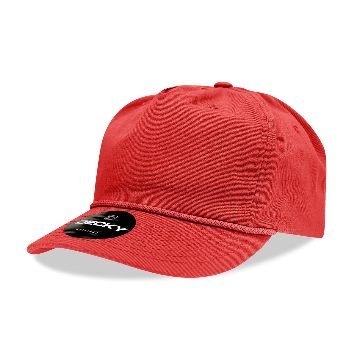 Decky 252 Classic 5-Panel Golf Cap with Rope - Blank - Signature Edition
