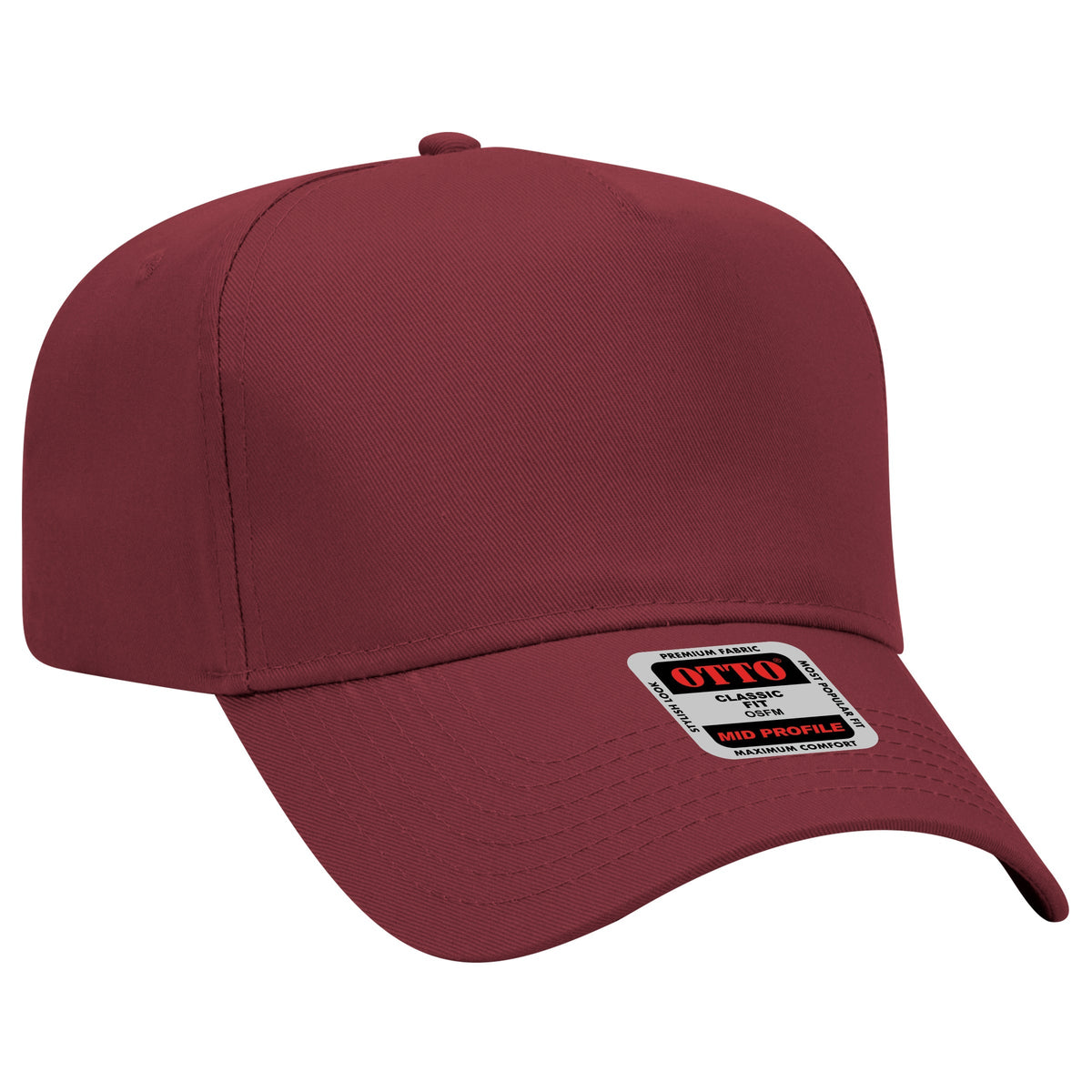 Otto Cap 31-069 - 5 Panel, Mid Profile Baseball Cap - Signature Edition