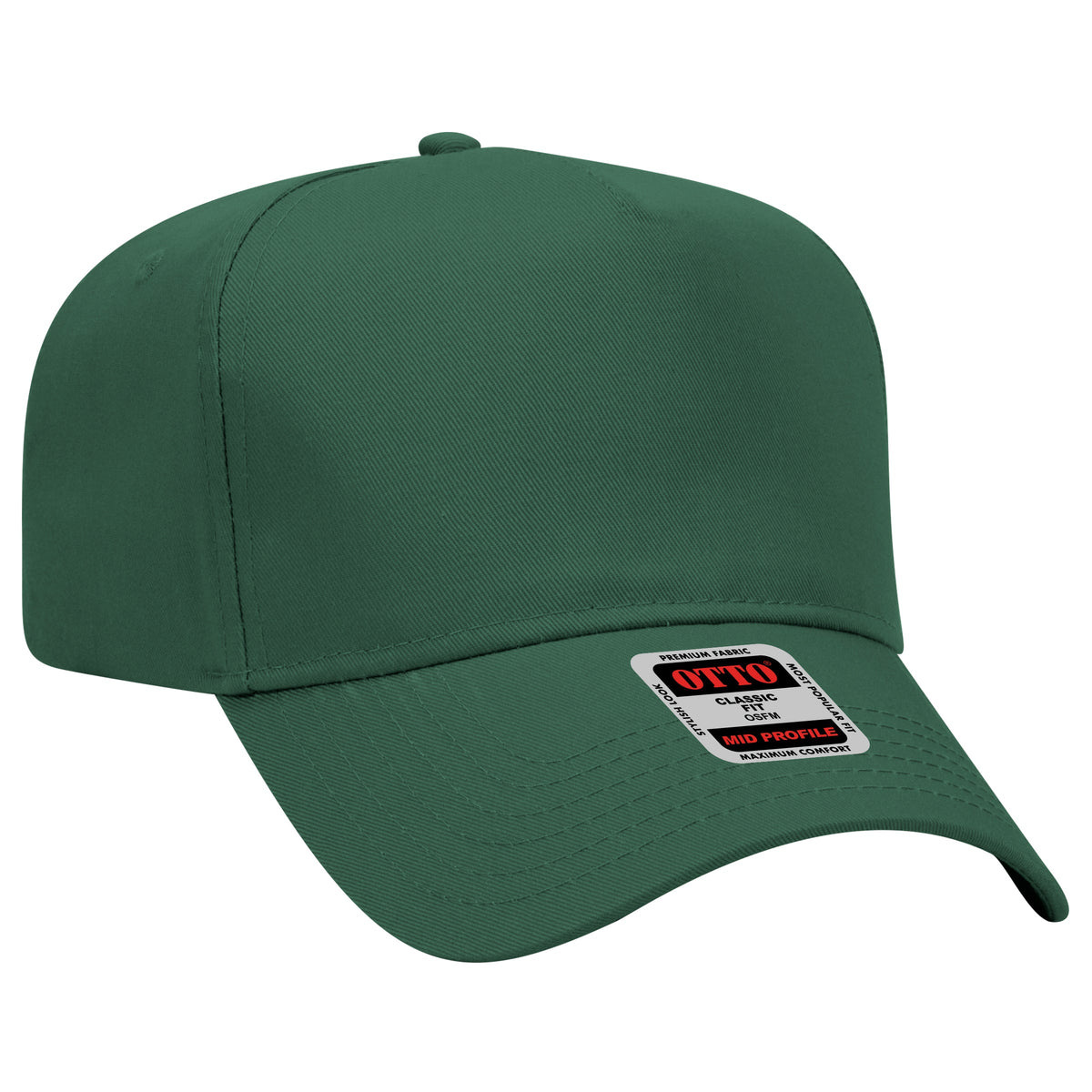 Otto Cap 31-069 - 5 Panel, Mid Profile Baseball Cap - Signature Edition