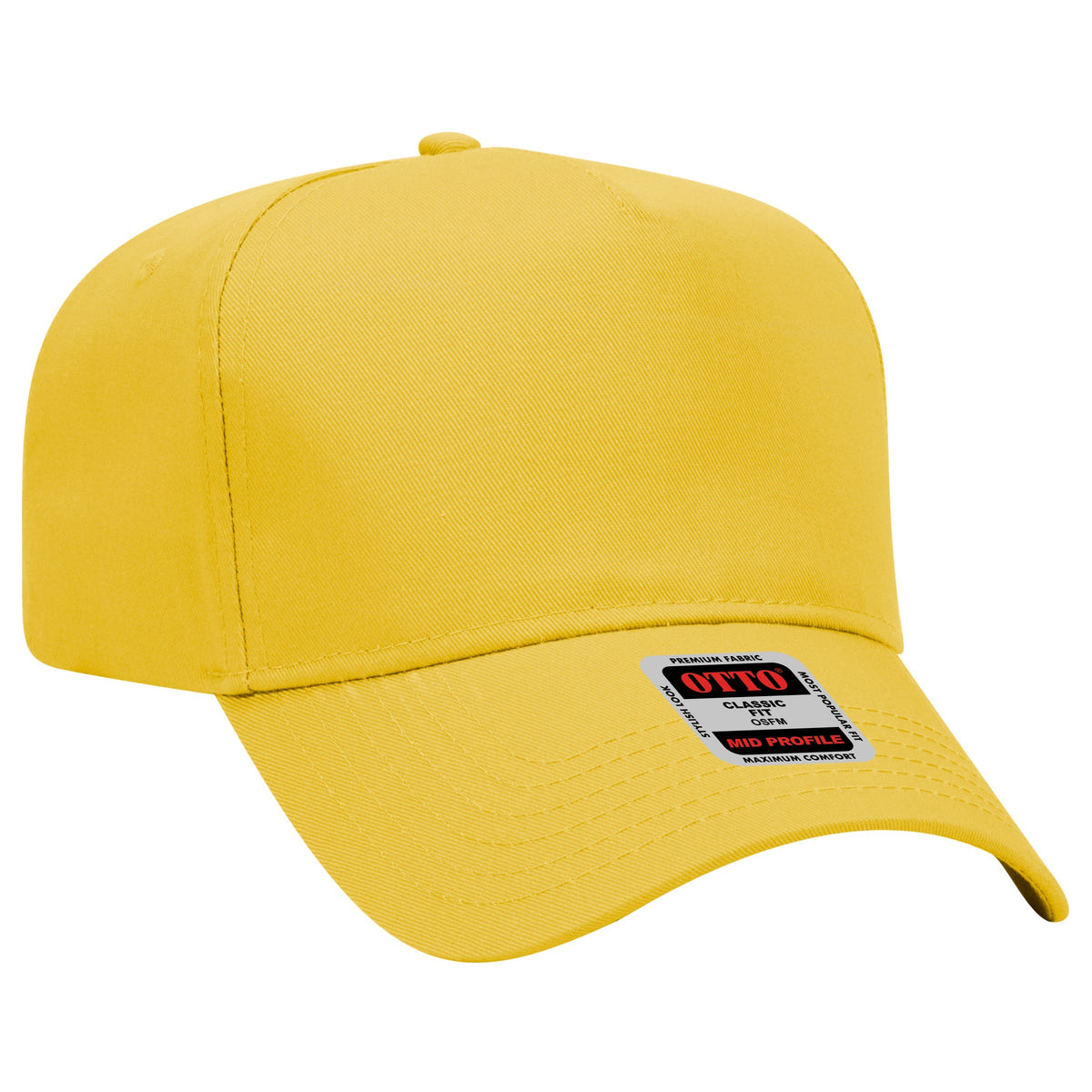 Otto Cap 31-069 - 5 Panel, Mid Profile Baseball Cap - Signature Edition