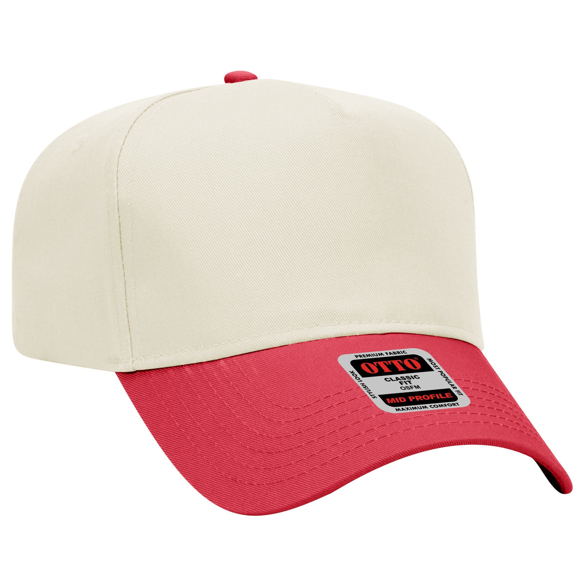 Otto Cap 31-069 - 5 Panel, Mid Profile Baseball Cap - Signature Edition