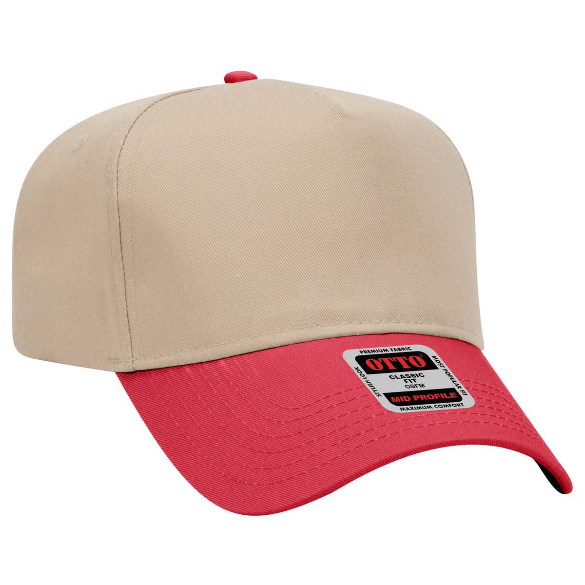 Otto Cap 31-069 - 5 Panel, Mid Profile Baseball Cap - Signature Edition