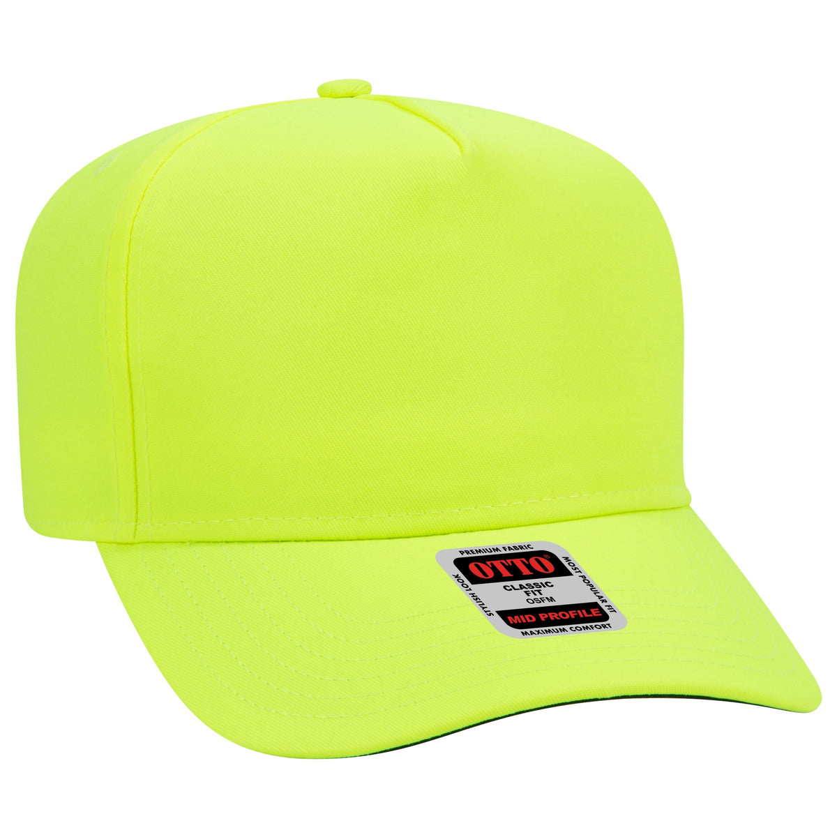 Otto Cap 31-069 - 5 Panel, Mid Profile Baseball Cap - Signature Edition