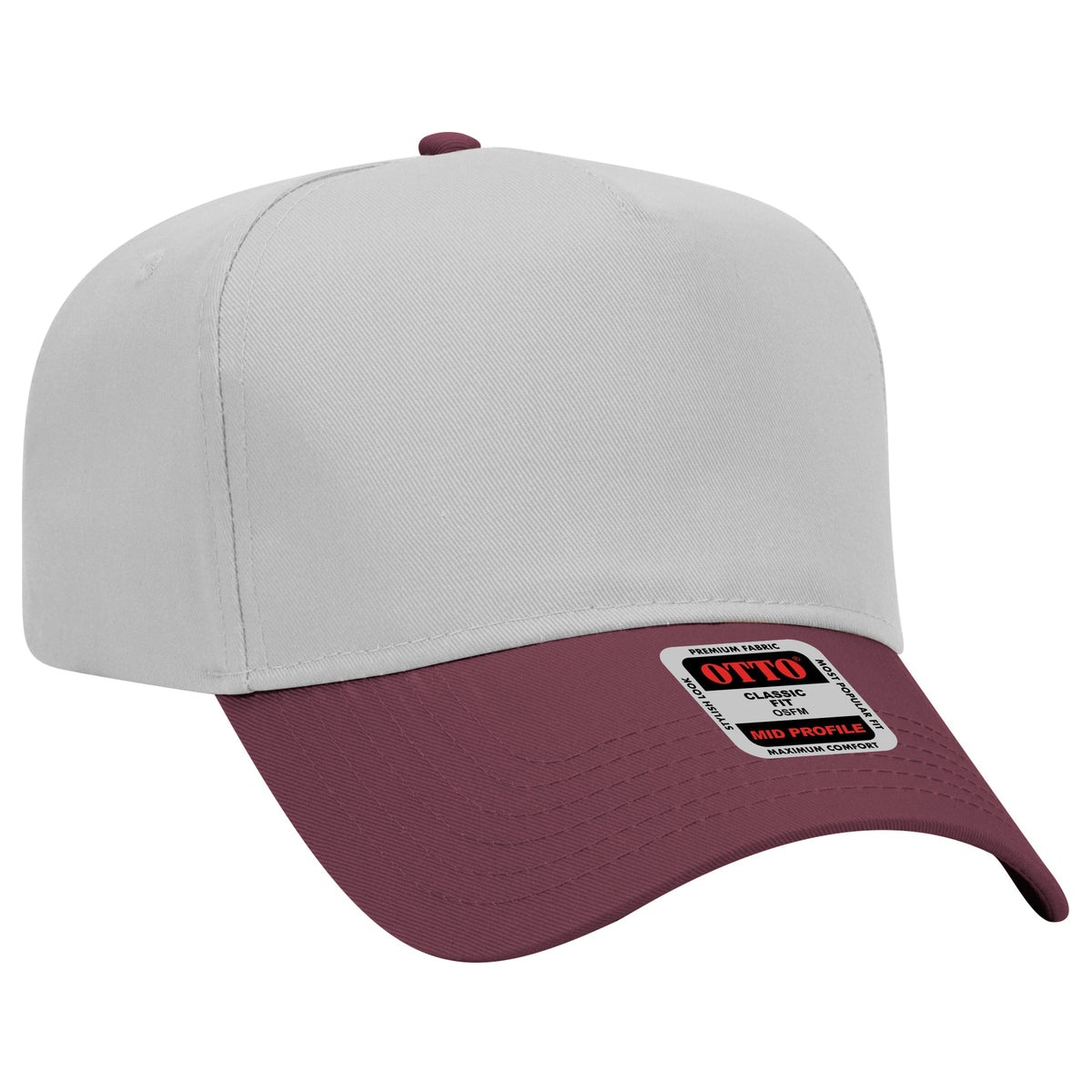 Otto Cap 31-069 - 5 Panel, Mid Profile Baseball Cap - Signature Edition