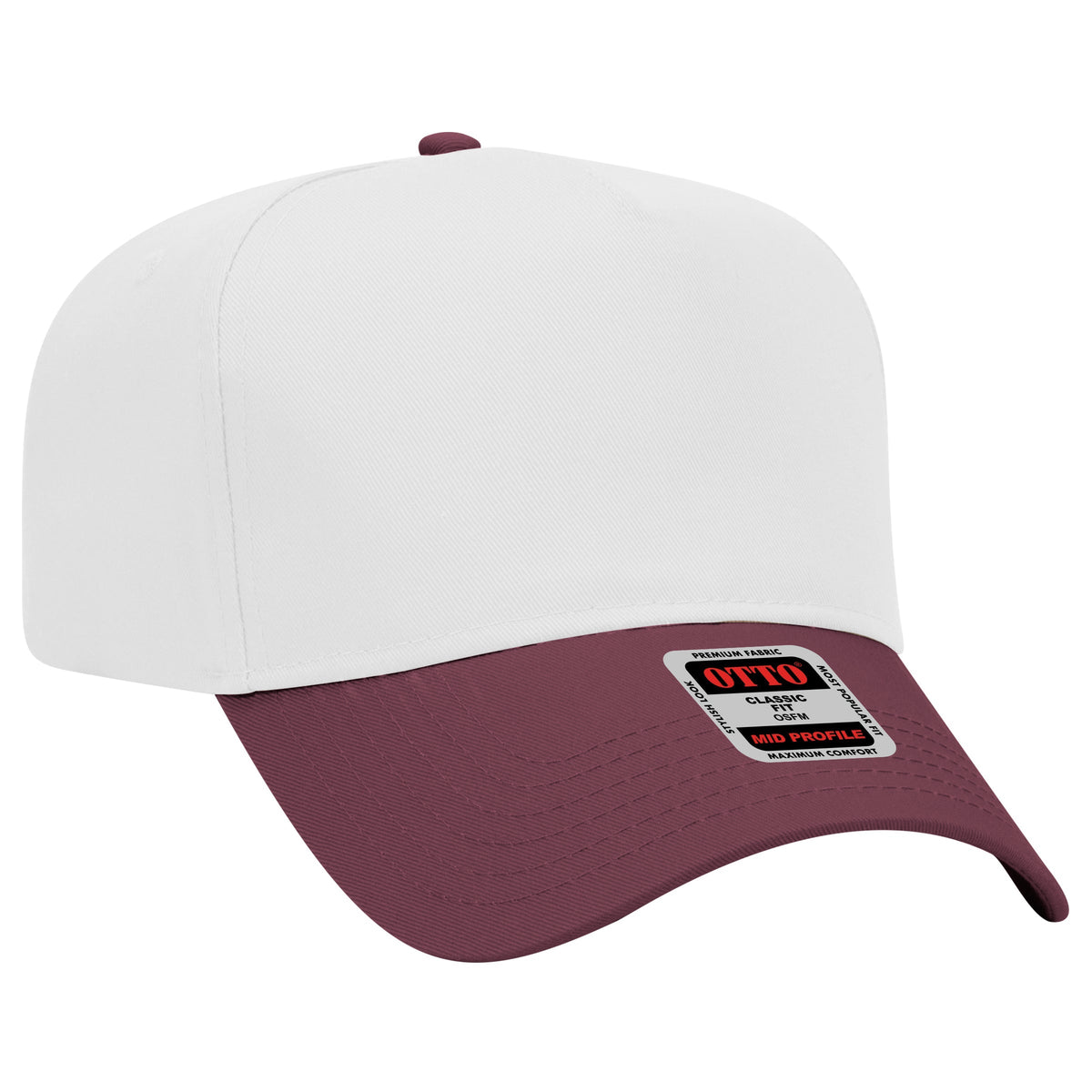 Otto Cap 31-069 - 5 Panel, Mid Profile Baseball Cap - Signature Edition