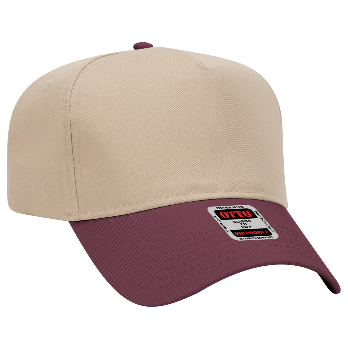 Otto Cap 31-069 - 5 Panel, Mid Profile Baseball Cap - Signature Edition