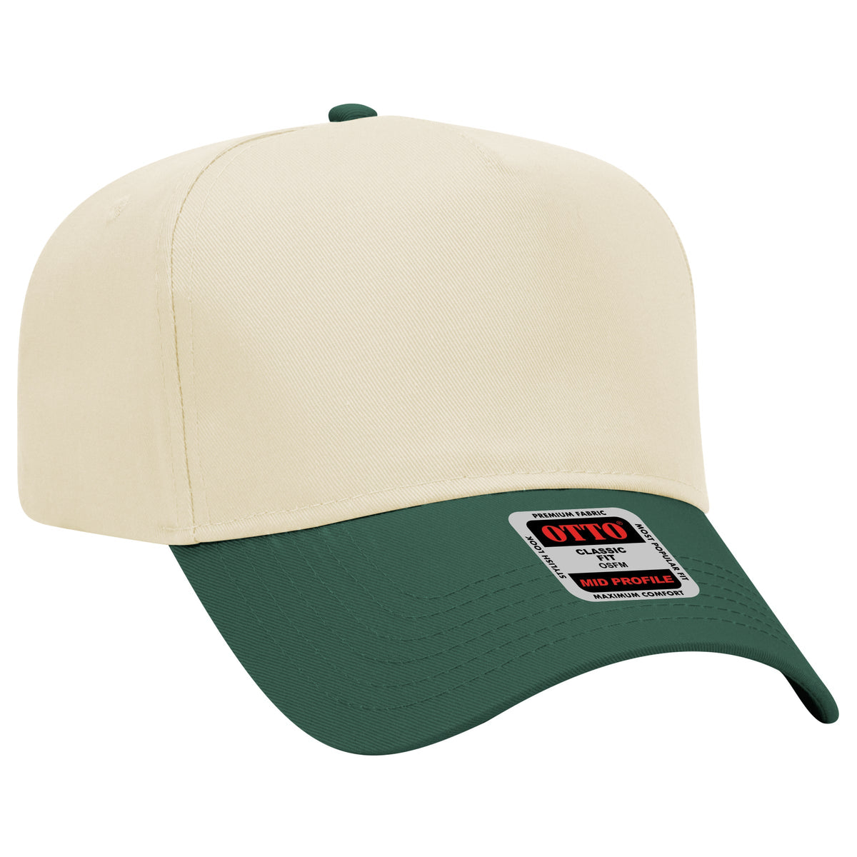 Otto Cap 31-069 - 5 Panel, Mid Profile Baseball Cap - Signature Edition