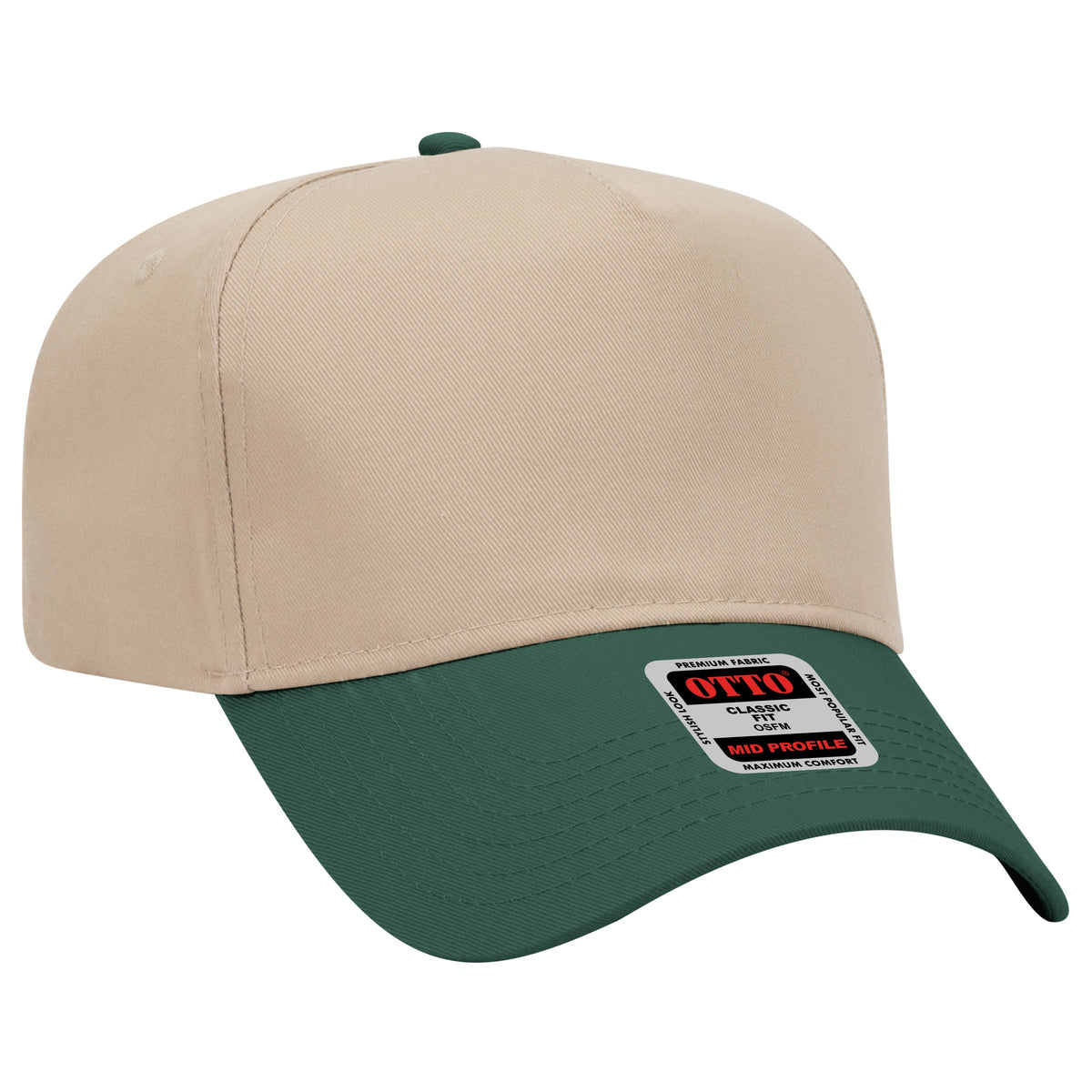 Otto Cap 31-069 - 5 Panel, Mid Profile Baseball Cap - Signature Edition