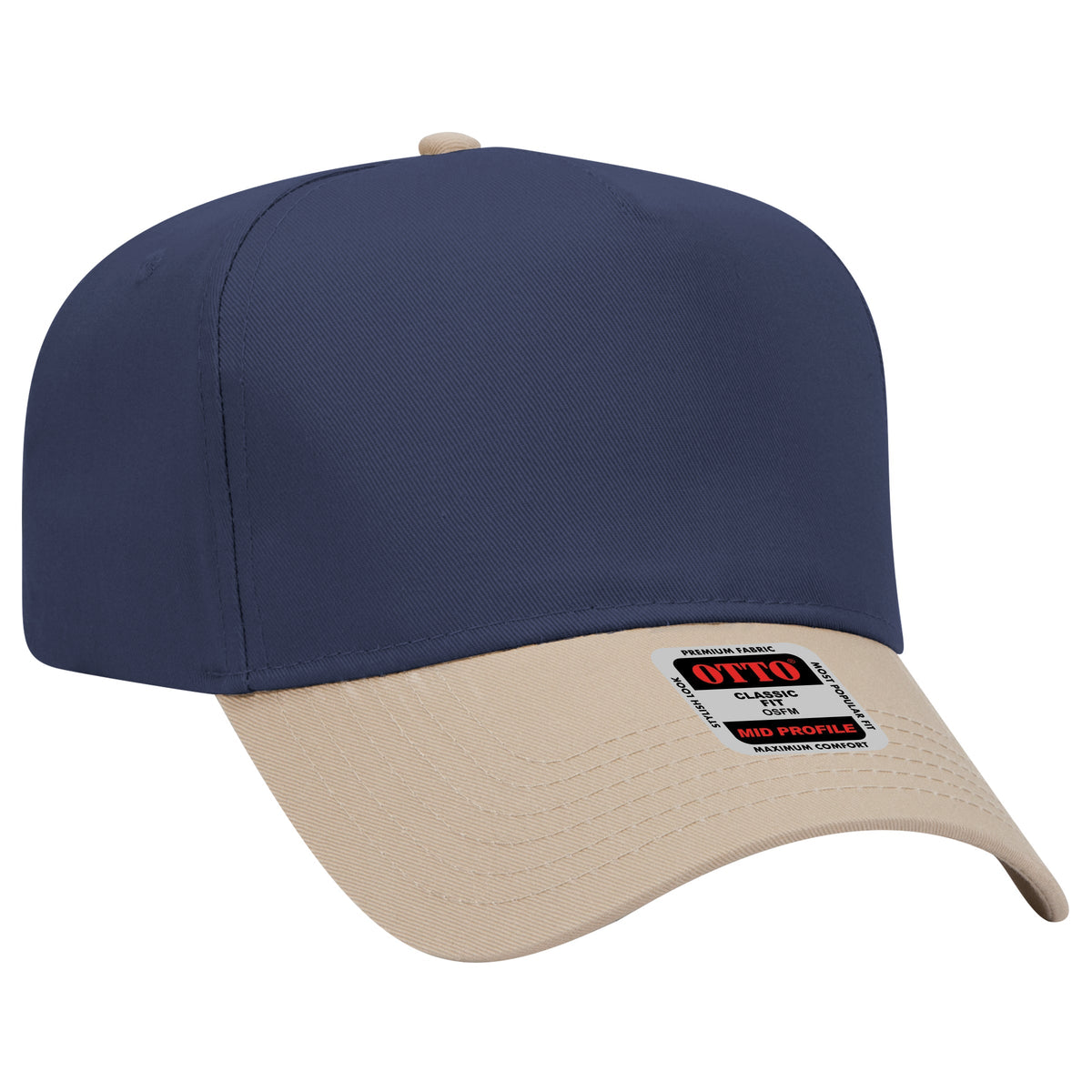 Otto Cap 31-069 - 5 Panel, Mid Profile Baseball Cap - Signature Edition
