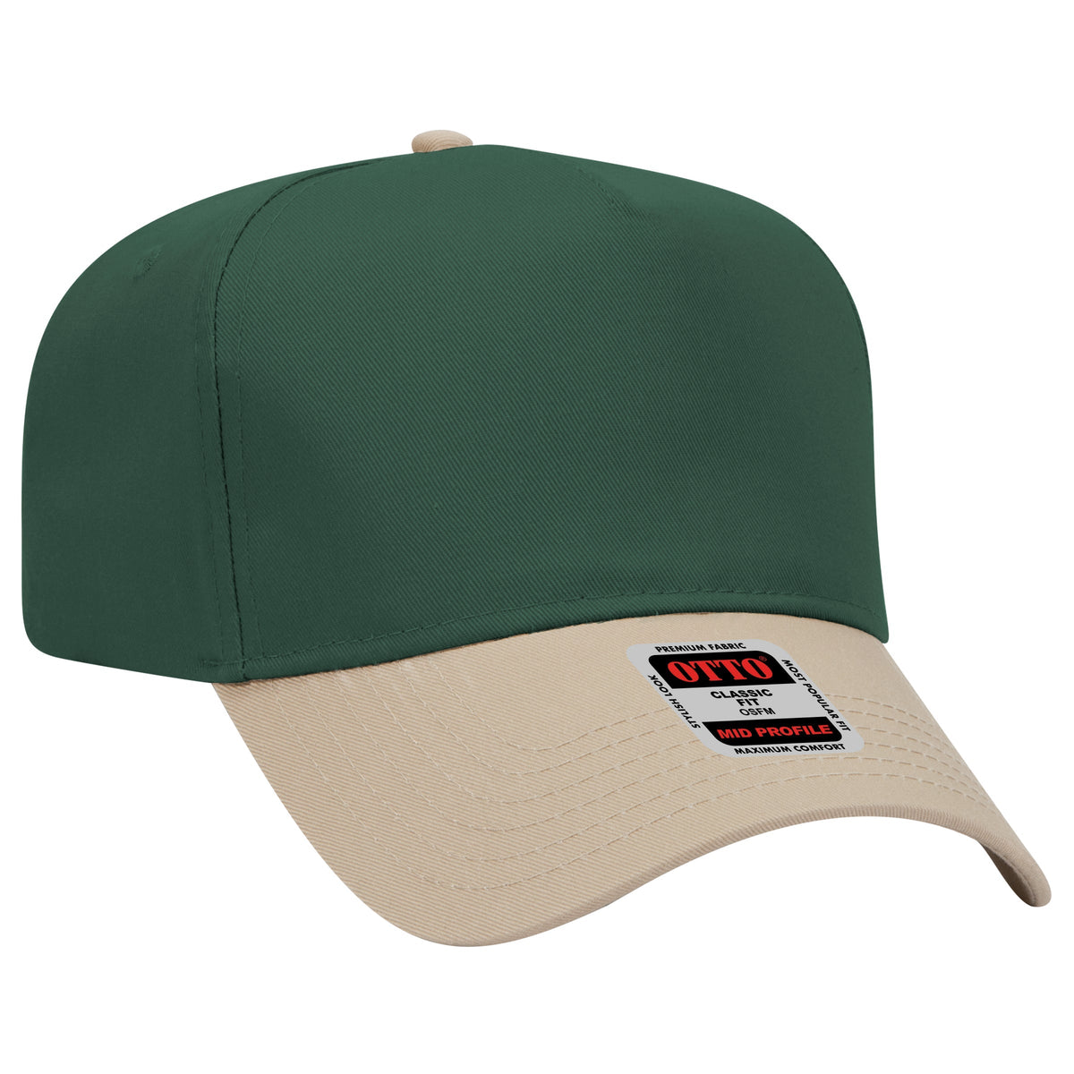 Otto Cap 31-069 - 5 Panel, Mid Profile Baseball Cap - Signature Edition