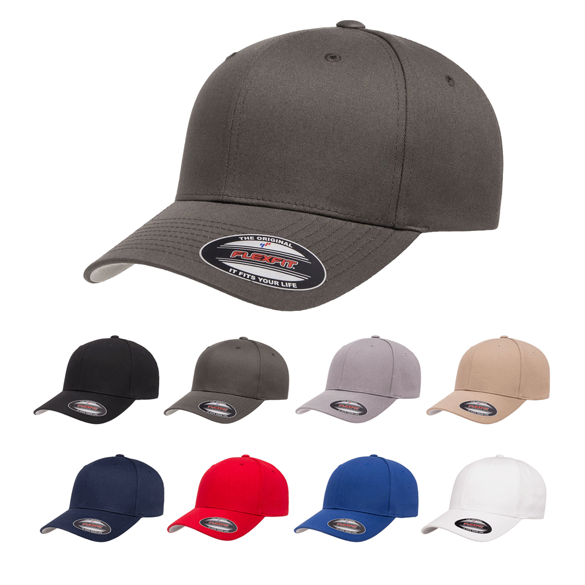 FlexFit 5001 V-Flexfit Cotton Twill Cap - Blank - Signature Edition