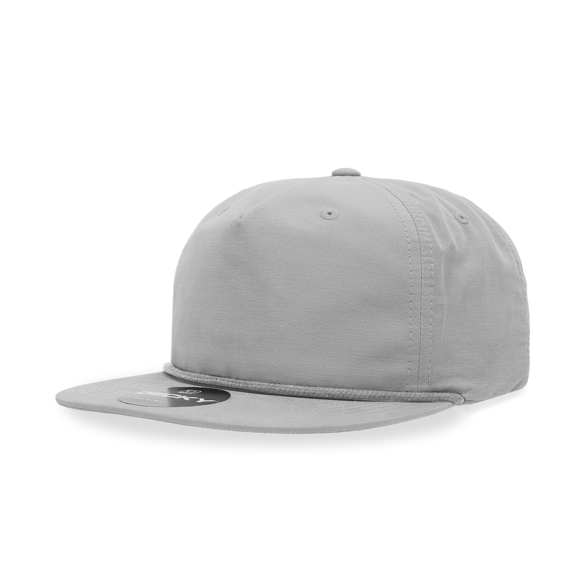 Decky 6032 Classic Rope Hat 5 Panel Flat Bill Cap Snapback - Blank - Signature Edition