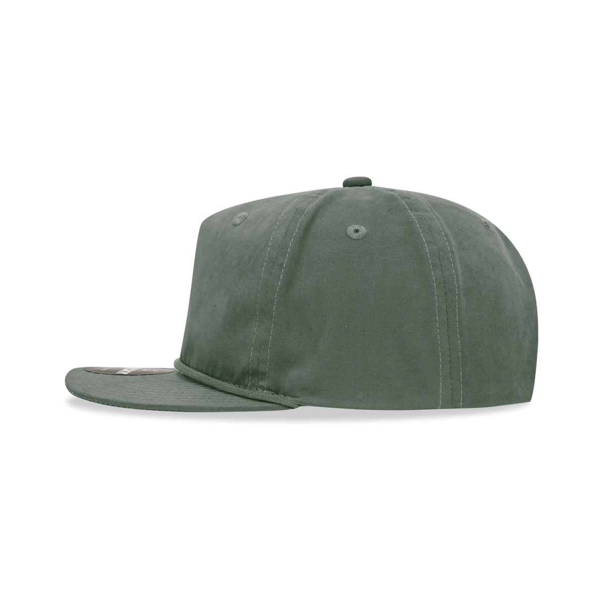 Decky 6032 Classic Rope Hat 5 Panel Flat Bill Cap Snapback - Blank - Signature Edition