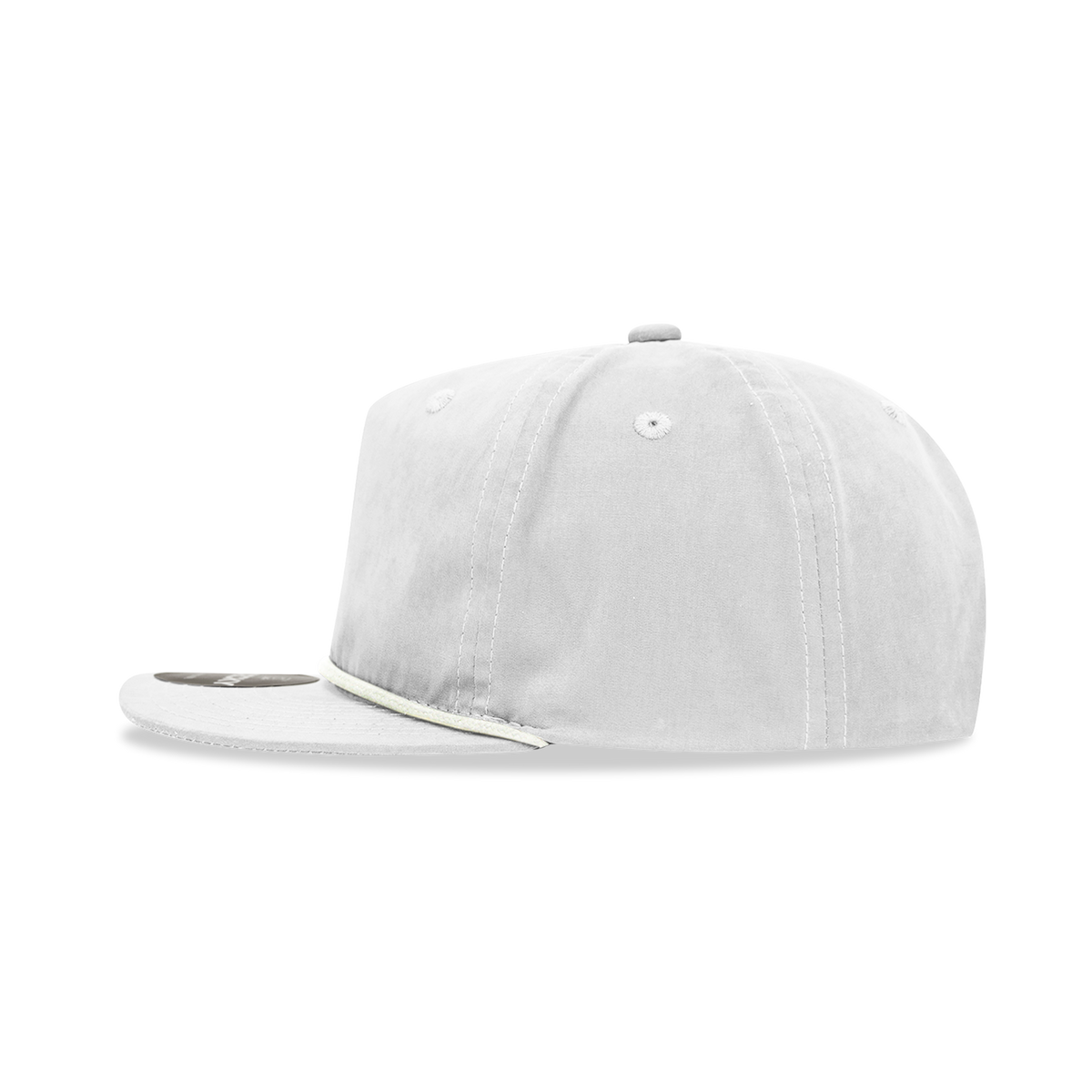 Decky 6032 Classic Rope Hat 5 Panel Flat Bill Cap Snapback - Blank - Signature Edition