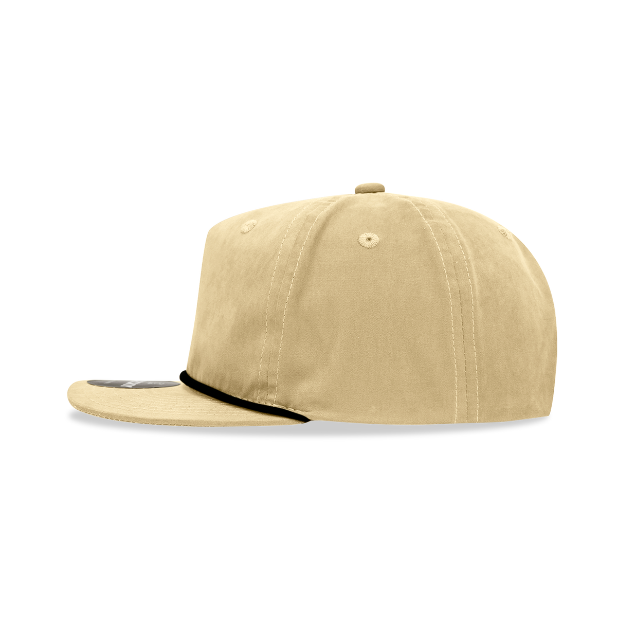 Decky 6032 Classic Rope Hat 5 Panel Flat Bill Cap Snapback - Blank - Signature Edition