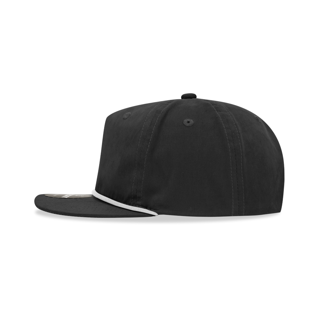 Decky 6032 Classic Rope Hat 5 Panel Flat Bill Cap Snapback - Blank - Signature Edition