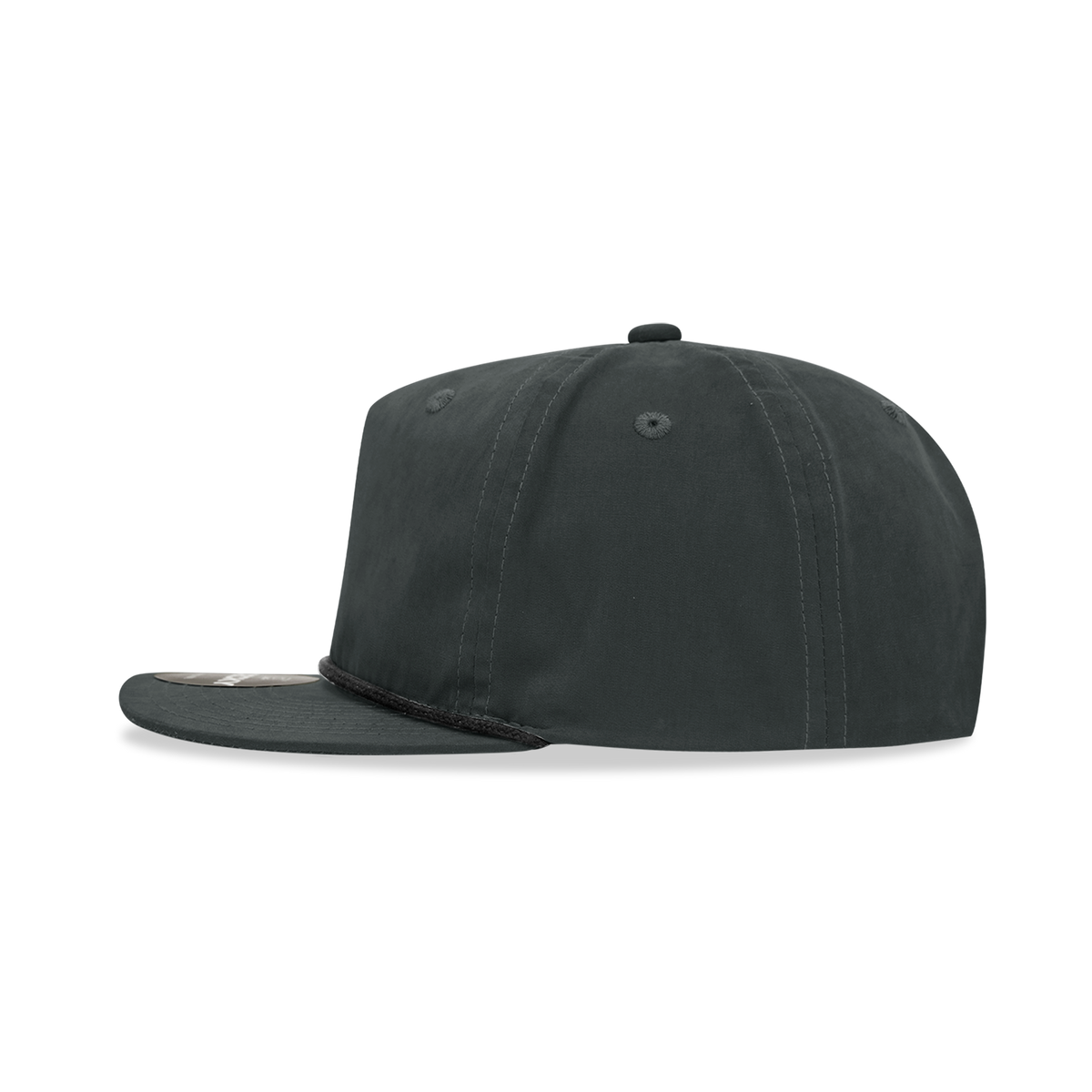 Decky 6032 Classic Rope Hat 5 Panel Flat Bill Cap Snapback - Blank - Signature Edition