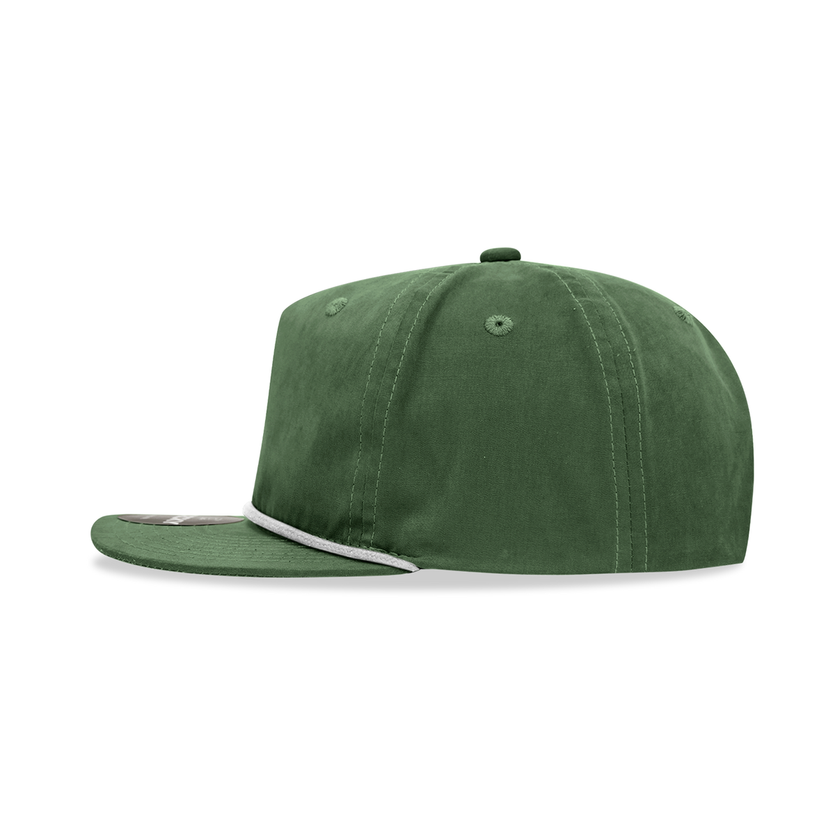 Decky 6032 Classic Rope Hat 5 Panel Flat Bill Cap Snapback - Blank - Signature Edition
