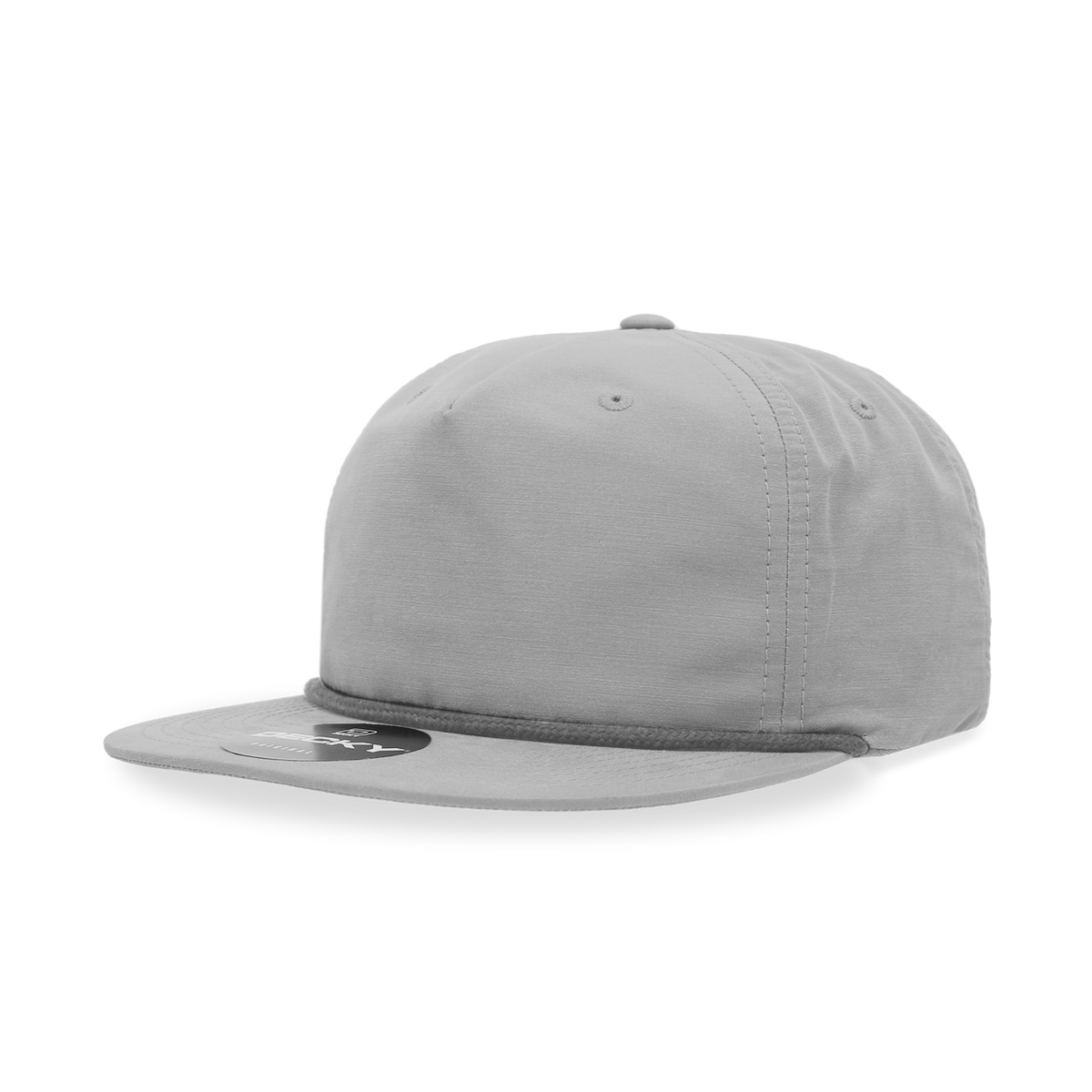 Decky 6032 Classic Rope Hat 5 Panel Flat Bill Cap Snapback - Blank - Signature Edition