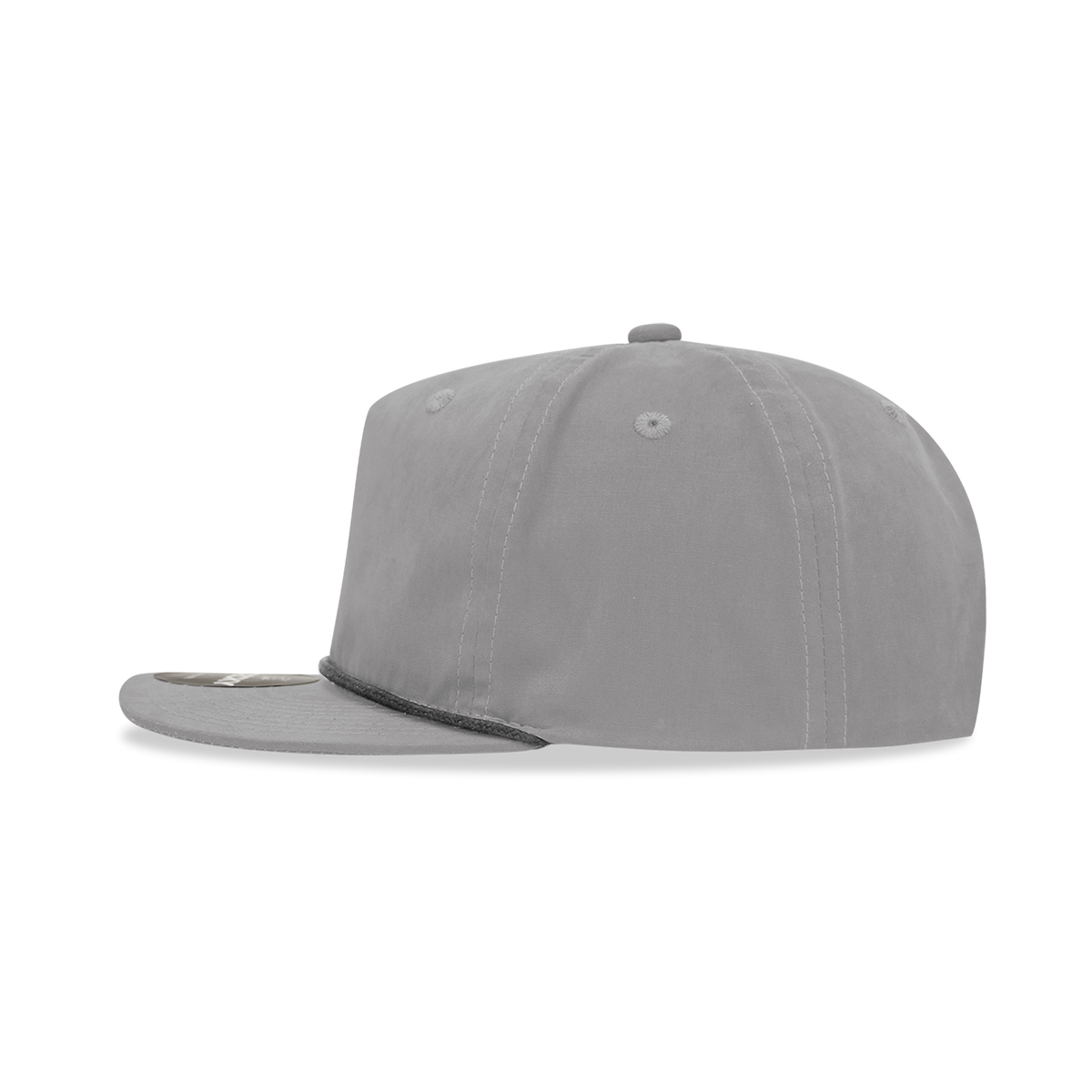 Decky 6032 Classic Rope Hat 5 Panel Flat Bill Cap Snapback - Blank - Signature Edition