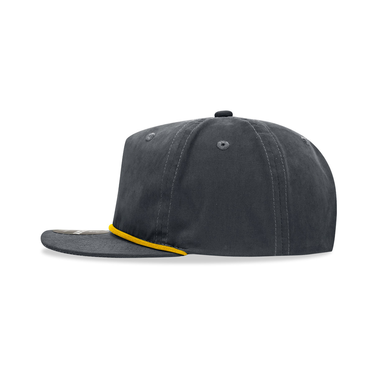 Decky 6032 Classic Rope Hat 5 Panel Flat Bill Cap Snapback - Blank - Signature Edition