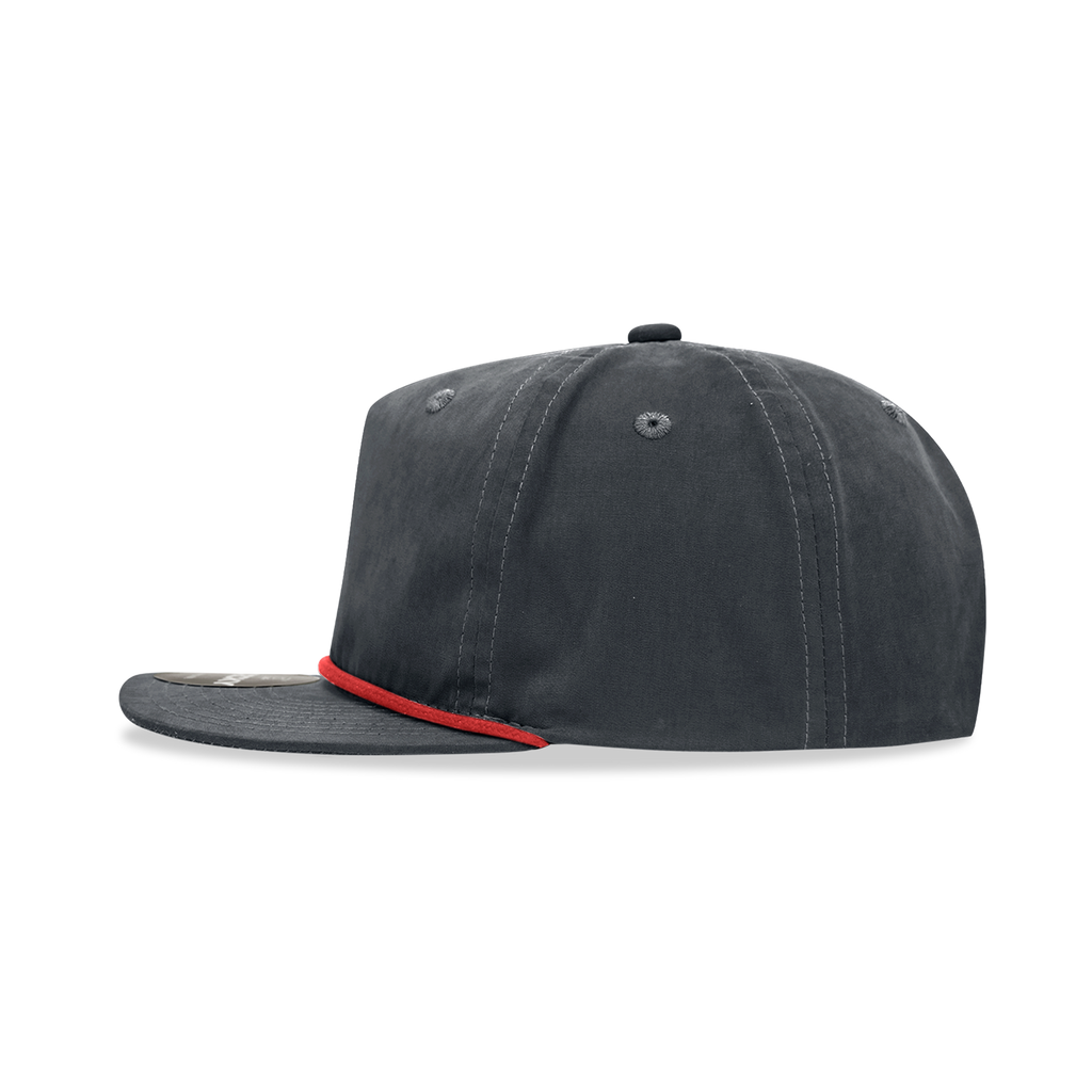 Decky 6032 Classic Rope Hat 5 Panel Flat Bill Cap Snapback - Blank - Signature Edition