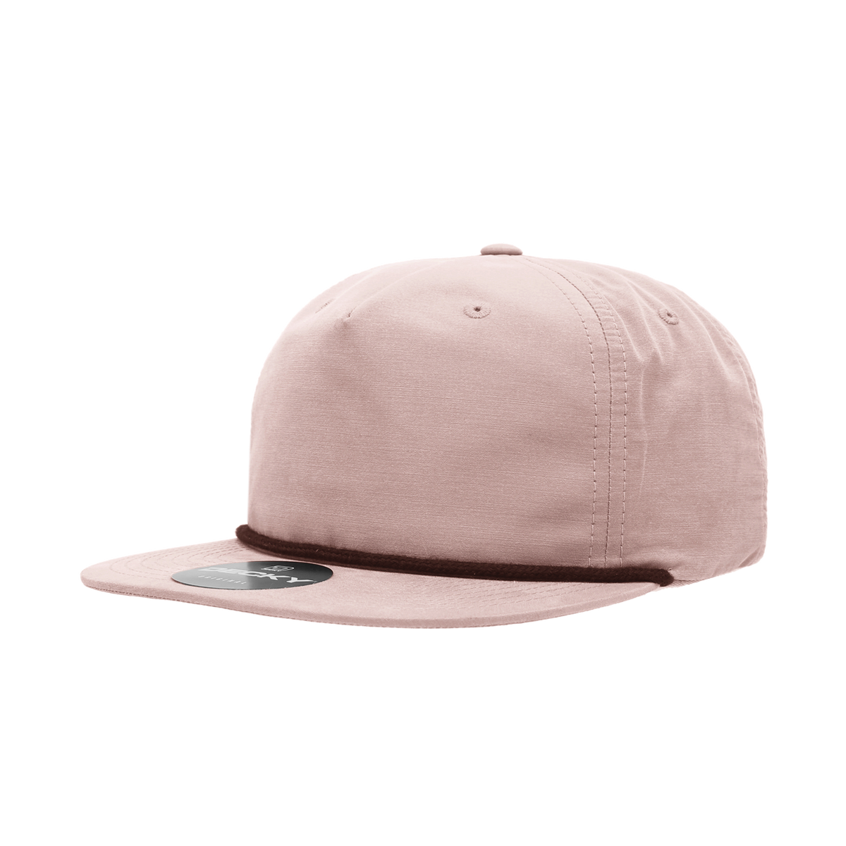 Decky 6032 Classic Rope Hat 5 Panel Flat Bill Cap Snapback - Blank - Signature Edition