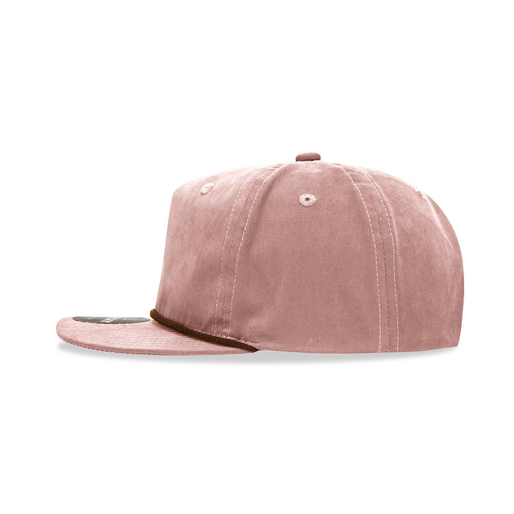 Decky 6032 Classic Rope Hat 5 Panel Flat Bill Cap Snapback - Blank - Signature Edition