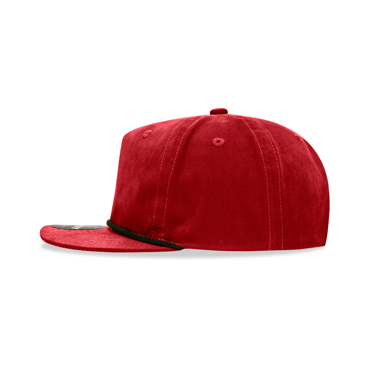 Decky 6032 Classic Rope Hat 5 Panel Flat Bill Cap Snapback - Blank - Signature Edition