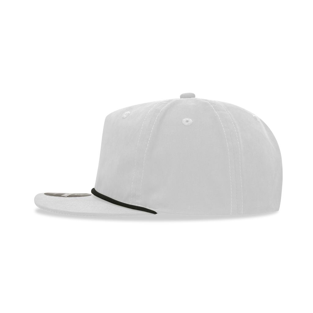 Decky 6032 Classic Rope Hat 5 Panel Flat Bill Cap Snapback - Blank - Signature Edition