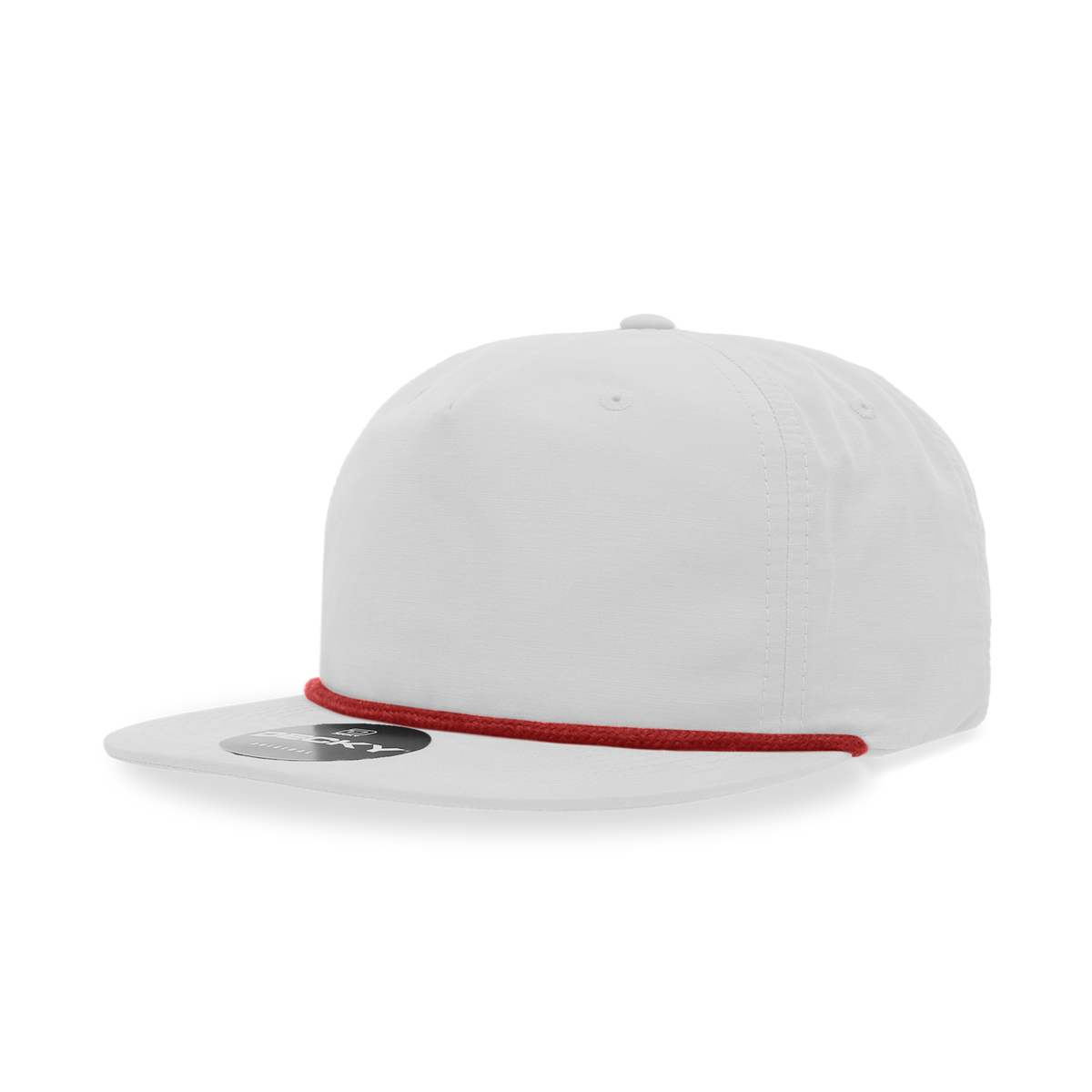 Decky 6032 Classic Rope Hat 5 Panel Flat Bill Cap Snapback - Blank - Signature Edition