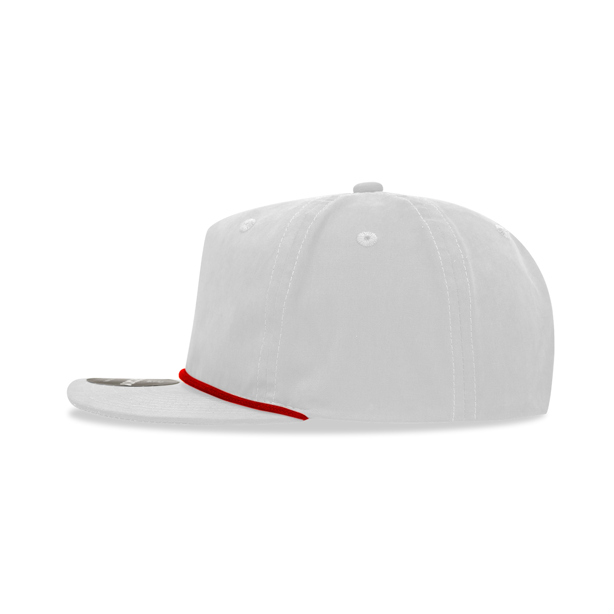 Decky 6032 Classic Rope Hat 5 Panel Flat Bill Cap Snapback - Blank - Signature Edition