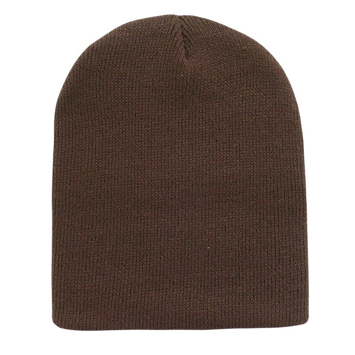 Decky 614 Acrylic Short Beanie Knit Cap - Blank - Signature Edition