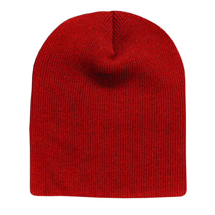 Decky 614 Acrylic Short Beanie Knit Cap - Blank - Signature Edition