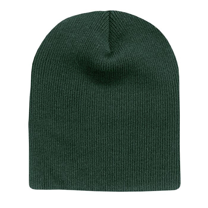 Decky 614 Acrylic Short Beanie Knit Cap - Blank - Signature Edition