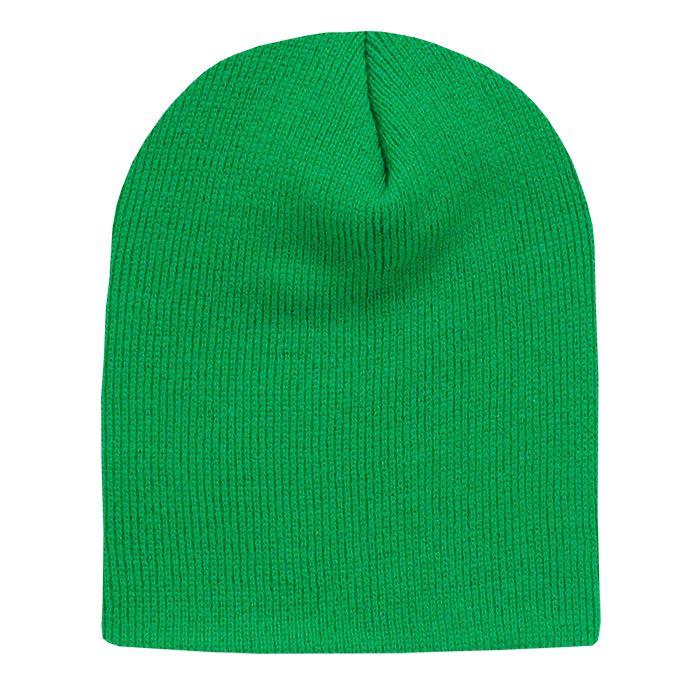 Decky 614 Acrylic Short Beanie Knit Cap - Blank - Signature Edition