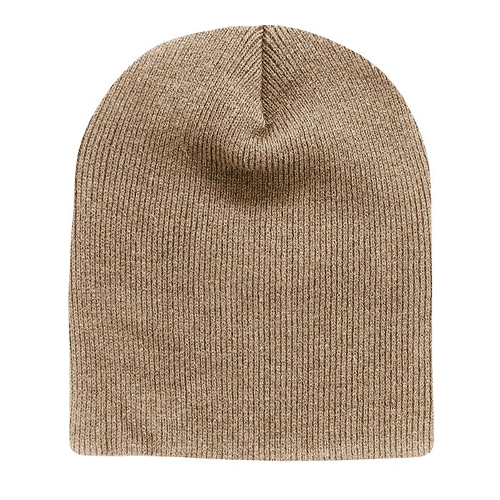 Decky 614 Acrylic Short Beanie Knit Cap - Blank - Signature Edition