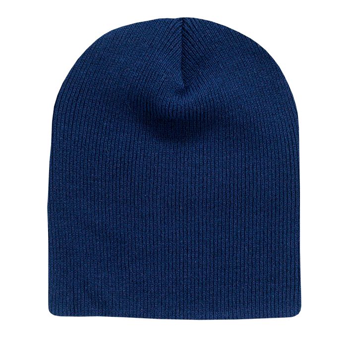Decky 614 Acrylic Short Beanie Knit Cap - Blank - Signature Edition